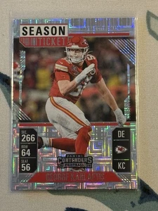 2024 Panini Contenders George Karlaftis Mojo Prizm - #51 - Kansas City Chiefs - Picture 1 of 2