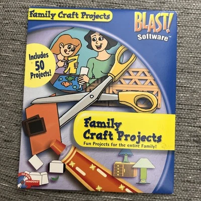 Family Craft projects Blast Software CD-ROM Sealed - Image 1 of 4