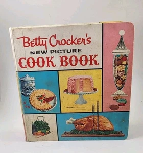 Vtg Betty Crocker’s New Picture Cook Book 3 Ring Binder 1961 First Ed. 2nd Print - Picture 1 of 16