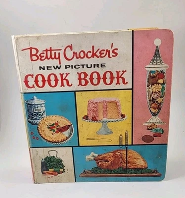 Vtg Betty Crocker’s New Picture Cook Book 3 Ring Binder 1961 First Ed. 2nd Print - Image 1 of 4