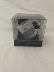 Mini taza adorno coleccionable Starbucks SEATTLE -e1047 - Imagen 1 de 4