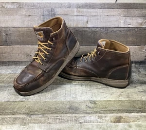 Scarpa da lavoro uomo Carhartt punta morbida traspirante pelle cucita mocassino CMX4023 - Foto 1 di 12