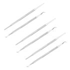 6pcs Stainless Steel Cuticle Pusher Nail Tool Set