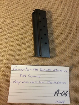 Factory Colt 1911 38 Super 9 RD Magazine #3 - Image 1 of 4