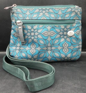 Haiku Revel Crossbody Bag, Sea Blue Geo print used - Picture 1 of 23