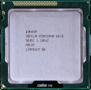 Intel Pentium dual core G870 SR057 CPU + VGA 3.1 Ghz LGA 1155 65W 1333 Mhz FSB - Picture 1 of 9