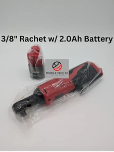 NEU Milwaukee M12 kabellose 3/8" Ratsche, 2457-20 mit CP2.0 2,0 Ah Akku - Bild 1 von 2