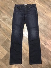 Henry & Belle Jeans Womens Size 31 Blue Signature Straight Leg Mid Rise Pants