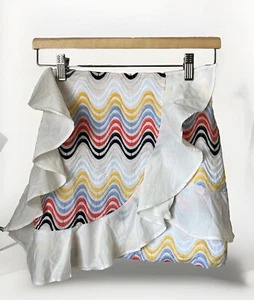 Tularosa Embroidered White Mini  Skirt - Picture 1 of 7
