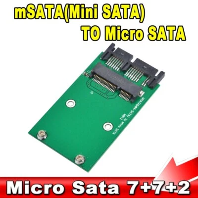 Mini PCIe PCI-e mSATA 3x5cm SSD To 1.8" 16pin Micro SATA Adapter Converter Card - Image 1 of 4