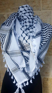 Original HIGH QUALITY Kufiya  Arab Scarf Palestinian Shemagh Made In Palestine
