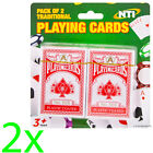 NEW SET OF 4 PLAYING CARDS TRADITIONAL PLASTIC COATED DECK FAMILY GAMES POKER