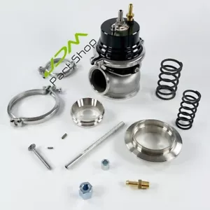 Turbocharger External Wastegate V-Band 60MM V60 24psi&14psi&16psi Spring Black - Foto 1 di 5