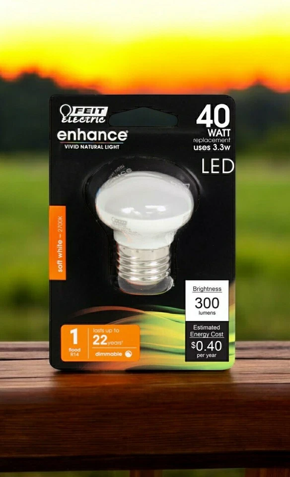 FEIT ELECTRIC BPR14DM/927CA, 4W, Soft White, R14, LED, 40W Equivalent - Image 1 of 1