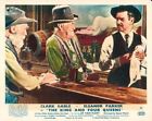The King and Four Queens lobby card Clark Gable drinking with men in bar