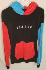 Suéter con capucha Nike de lana Jordan Sport DNA CJ6083-657 talla pequeña rojo azul negro - Imagen 1 de 5