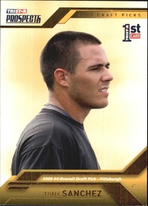 2009 TRISTAR Prospects Plus Gold #4c Tony Sanchez/Portrait/50