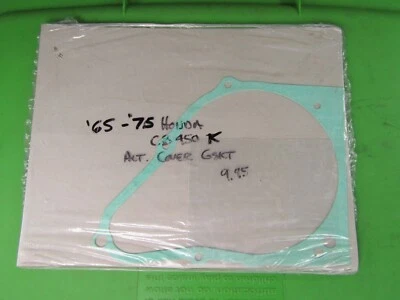 Junta esquerda da tampa do motor Honda CB450 CL450 CB500T🔥P/N 11395-283-306🔥NOS🔥 FABRICANTE DE EQUIPAMENTO ORIGINAL - Imagem 1 de 2