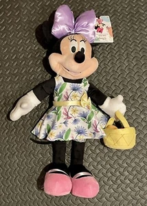 2022 Easter Disney Minnie Mouse In Floral Spring Dress Egg Hunt Door Greeter - Picture 1 of 9