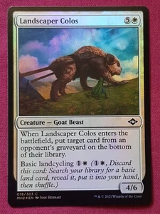 Magic The Gathering MODERN HORIZONS 2 FOIL LANDSCAPER COLOS white card MTG - Bild 1 von 2