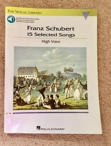 Franz Schubert 15 ausgewählte Lieder - Hohe Stimme und Klavier Buch & Audio - Bild 1 von 11