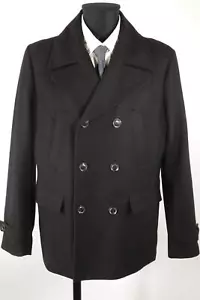 H&M schwarzer Herren-Caban-Jacke Gr.54/XL Wollmischung Top Zustand - Bild 1 von 11