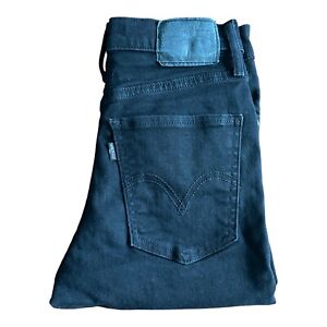 Levi's 710 Jeans Womens Size 26 Mile High Super Skinny Fit Black Tag Dark Wash