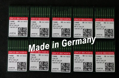 Nähmaschinennadeln Groz Beckert Ledernadel Rundkolben System 134 LR Stärke 140 - Bild 1 von 4