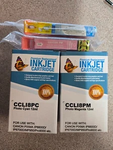 6 Stück Tinte für Canon Pixma iP6600D iP6700D MP950 MP960 MP970 - Bild 1 von 6