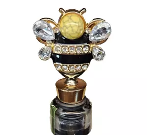 Entzückende Hummel Metall & Kunst Schmuck Wein Flaschenverschluss - Bild 1 von 6