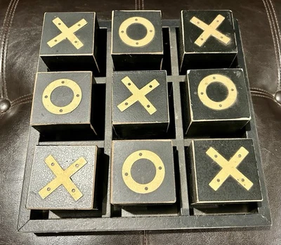 Wood Tic Tac Toe Game - Image 1 of 3