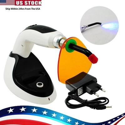EE. UU. 10W 2000MW Dental LED Inalámbrico Inalámbrico Luz de Curado Lámpara Blanqueamiento de Dientes FDA Foto 1 de 4
