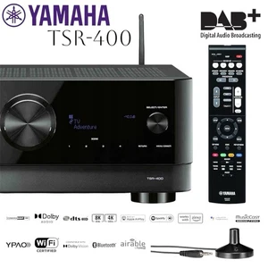 YAMAHA TSR-400 Network Receiver DAB+ WLAN WiFi Bluetooth AirPlay2 HDR10+ eARC - Bild 1 von 9