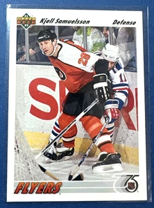 1991-92 Upper Deck Kjell Samuelsson Philadelphia Flyers #396 - Picture 1 of 2