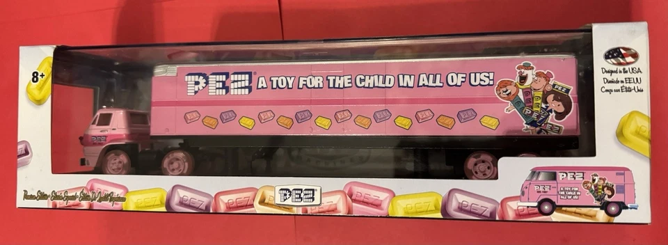 M2 Machines 1969 dodge L600 & 1960 VW Delivery Van Pink Pez (Chase )🔥🔥🔥 - Image 1 of 4