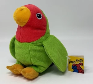 Petco Paw Pals Lovey Lovebird Bean Bag Plush Stuffed Animal Soft Toy Wings 6” - Picture 1 of 11