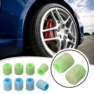 8*Universal Fluorescent Luminous Tire Valve Stem Cap Car Tire Valve Cap - Picture 1 of 12