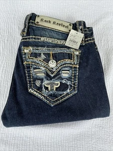 Buckle Rock Revival Straight “KARLA J6” Jeans Women’s Sz 28/32 NWT - Picture 1 of 24