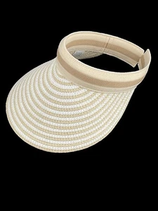 BIJOUX CHASSE SOLEIL VISIÈRE BEIGE/B. / TAILLE UNIQUE / MÉLANGE PAILLE - Photo 1/3