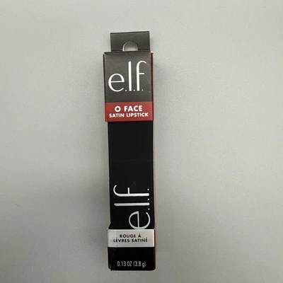 e.l.f. O FACE Satin Lipstick Vegan High Pigmented 81789 No Regrets 0.13oz - Image 1 of 4
