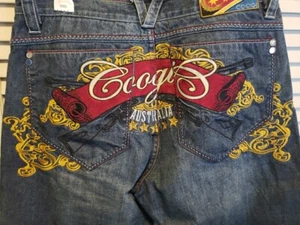 Vintage COOGI Embroidered Jeans Mens 36 X 30 Blue Baggy Denim Rare Y2k 36x30 - Picture 1 of 12