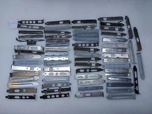 67 Pcs iron i/o shield full height bracket pci agp cards AT ATX case USED - Picture 1 of 12