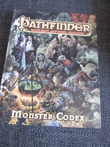 PATHFINDER RPG MONSTER CODEX PAIZO NEW DUNGEON DRAGON 3.5E 5E HB HC - Picture 1 of 2