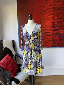 James Lakeland Beautiful Floral Dress Size 10 Soft And Comfortable Stretchy - Picture 1 of 8