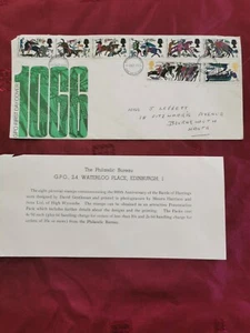 GB 1966 Battle of Hastings First Day Cover FDC Private Family Seller - Picture 1 of 12