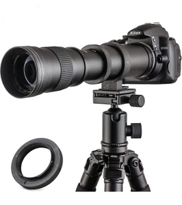 JINTU 420-800mm F/8.3-16 Super Telephoto Zoom Lens for SLR Black NEW OPEN BOX - Picture 1 of 5