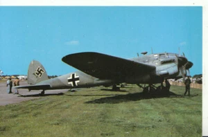 Military Aircraft Postcard - Aviation, Spanish Heinkel Aeroplane - Ref 13347A - Picture 1 of 2