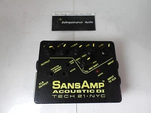 Tech 21 Sansamp Acoustic DI Direct Box Preamp Vorverstärker Effektpedal - Bild 1 von 4
