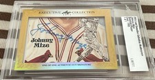 Johnny Mize 2015 Leaf Executive Masterpiece Cut Signature 1/1 autograph auto JSA