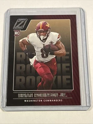 Brian Robinson Jr 2022 Panini Zenith Rookie Red Zone #127 Commanders - Image 1 of 2